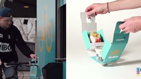 McDonald’s crée un packaging pour les transports en vélo